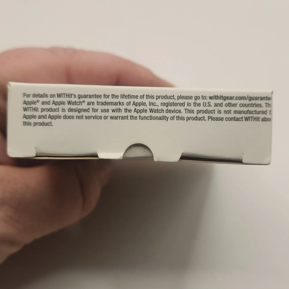 WITHit Black/Gray High-Perfor Protective Bumper w/Glass for 45MM Apple Watch NEW